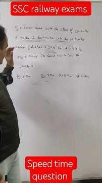 speed time question by ratio method#speed#sscgd#shorts