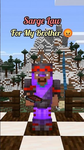Sarge Law Armor Trims in Unstable SMP 😄