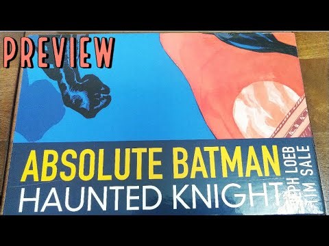 Absolute Batman Haunted Knight | Graphic Novel | Jeph Loeb | Tim Sale | Unboxing