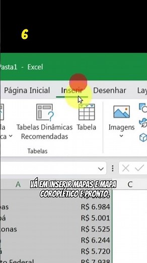 DISCOVER NOW: How to Make a Geographic Map in Excel in Seconds with Cleitinho! #excel #tips