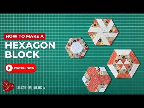 How to make a hexagon block video tutorial