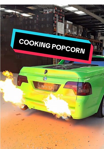 Popcorn Popping with a V8 Engine Experience