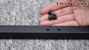 Shinoske 31.4" Black Entryway Table Modern Narrow Console Table with 2 Hooks Thin Small Behind Couch Table for Living Room Foyer Hallway Next to Stairs