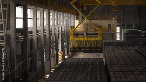 Aluminum plant. Automatic line for the production of anode paste and high-quality anodes for aluminum electrolysis cells. Safe environmental high-tech processes. Modern smelter