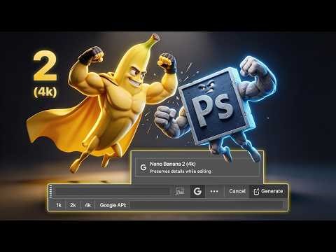 AI Photoshop Plugin Unlocks Nano Banana 2 at Full 4K Quality