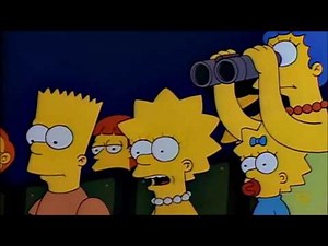 Homer Makes A Fool Of Himself On The Baseball Field - The Simpsons