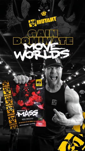 MUTANT NATION has taken over Bodybuilding.com For the next week, we’re going ALL GAS NO BRAKES To kick it off, we’re going full throttle with 20% OFF all @mutantnation products including Mutant Mass® Built for the hardcore and the most committed, Mutant Mass® is designed to dominate mass-building goals. High-quality protein, serious calories, carbs, and fats sourced from real food and proven ingredients help you pack on size and become a freakish force of nature. @mutantnation x @bodybuildingcom