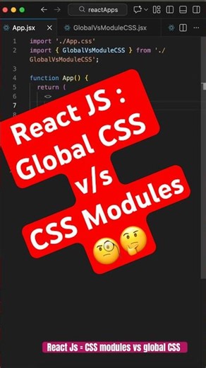 Why Global CSS Breaks in React JS ❌