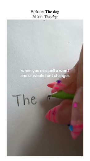 My font changes on every letter
