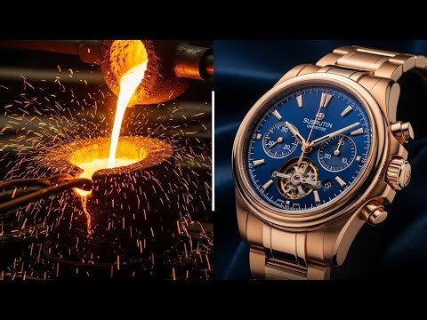 How It's Made Luxury Rose Gold Watch Cinematic 8