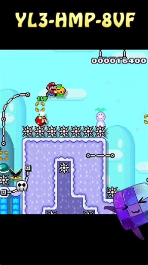 Super Mario Maker 2 🎮 Silent Valley Kaizo Lite 🎮 Moon Light #short #mario #supermario