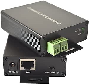 Ethernet Extender Kit (Pair) Over Twisted Pair/Telephone Wire/Phone line up to 2Km(6500ft) for HD Network IP Camera, Webcam