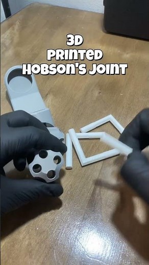 3D Printed Hobson’s joint. #timelapse #3dprinting #short #bambulab