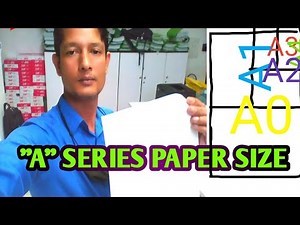 "A"series paper size and measurements explained।A0,A1,A2,A3,A4,A5,A6,A7,A8, Paper size।A size paper