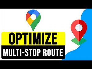 How to OPTIMIZE a MULTI-STOP ROUTE with GOOGLE MAPS 2025 | Google Maps Route Planner