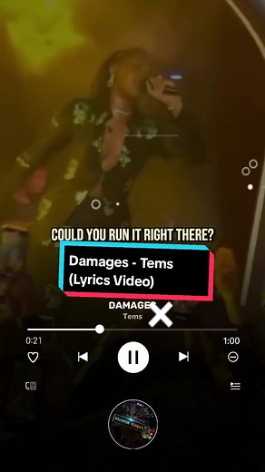 Damages - Tems (Lyrics Video) #damages #tems #damagestems #monstarmedia #lyricsmonstar #lyrics #Lyricsvideo #afrobeat #africanmusic #liveperformance #concert #lyrics #trend #fyp #viral #foryou @MONSTAR MEDIA