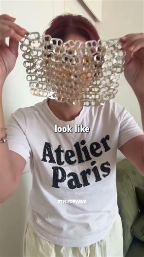 Don’t Throw Away Can Tabs! ♻️ DIY Recycled Tab Bag Tutorial