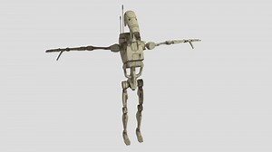 B1 Battle Droid Star Wars - 3D model by servoscull