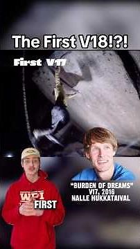 The world’s first V18 Boulder!!!😳🔥 #rockclimbing #bouldering #rockclimber #climb #climb