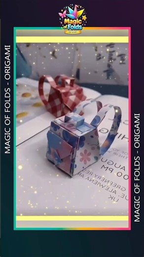 DIY Origami Backpack Step by Step | Paper Craft Idea #diy #homemadepapercraft #paperart #handmade