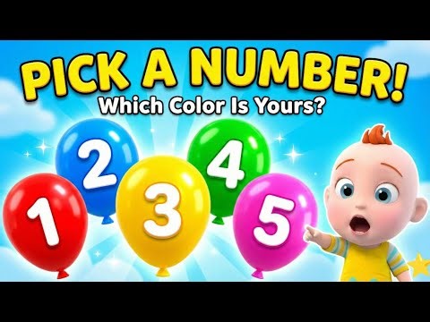 Balloon Surprise Song 🎈 | Red Blue Yellow Colors | Nursery Rhymes & Kids Songs