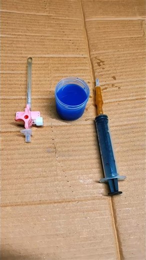 :Crazy Science Experiments, syringe experiment ⚡#shorts#trending#experiements