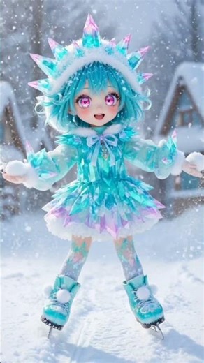 Pokemon: Humanized Fanmade Female Version Pocket Monsters Luxray, Zoroark, Snorunt, Glalie, Froslass