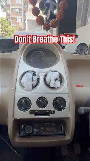 Clean Your AC Vents in 30 Seconds! | Car AC Deep Clean #shorts