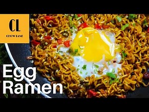 Egg Ramen| 5 minute recipe| How to make egg ramen at home.