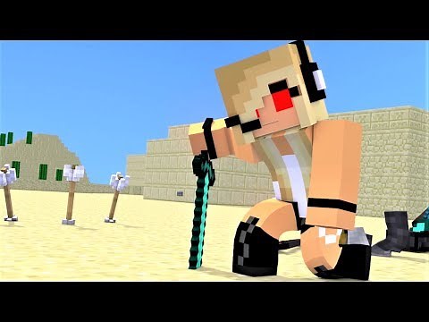 NEW MINECRAFT SONG: Hacker 4 1 Hour "Hacker VS Psycho Girl" Minecraft Songs and Minecraft Animation