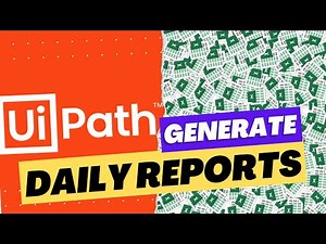 📜Generate Daily Report using UiPath #uipath #excel #reportgeneration #dailyreport