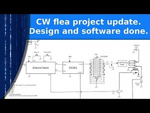 Ham Radio - The CW flea project update. Design and software done.
