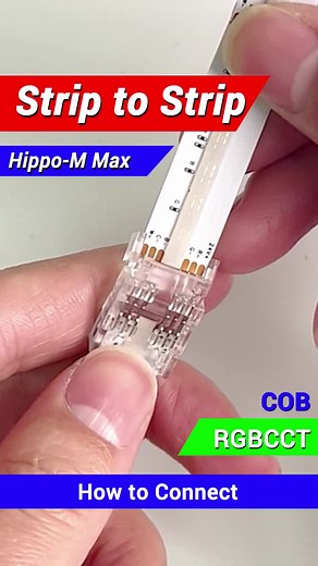 Connection about LED Strip Light RGBCCT | Without soldering #led #tutoriales #fyp #ledstrip #foryoupage #coblight