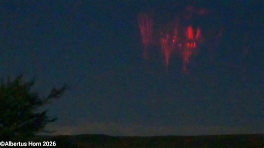 Kuruman Hills, Northern Cape. Albertus Horn Red Sprites remind us of the hidden beauty in turbulent skies, a fleeting spectacle where science meets wonder. | We Are South Africans