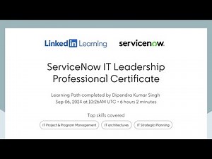 SERVICENOW IT LEADERSHIP PROFESSIONAL CERTIFICATION FINAL SOLUTION.