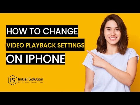 How to change video playback settings on iPhone 2024 | Initial Solution