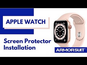 Apple Watch / Smartwatch Screen Protector Installation Instructions Video by ArmorSuit