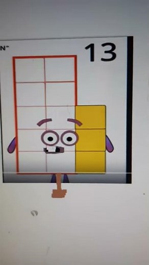 Numberblocks thirteen poo