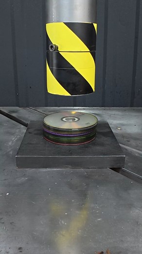 BreakIt! on Instagram: "Crushing Disks CD-R #disk #crushing #cdr #cd #destroy"