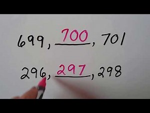 Grade 2 Math 9.9, Ordering numbers to 1,000 (before, between, after)