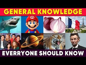 General Knowledge Trivia Quiz! 🧠 ✅ 100 Questions Everyone Should Know – Do You?