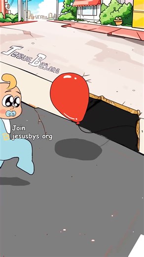 [Special Halloween] 🎈Jesus Saves Baby Bo from the Sewer Clown’s Dark Heart ❤️ #jesus #jesusbys #jbys