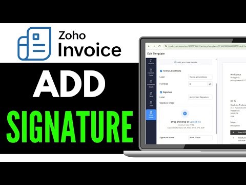 How to Add Signature in Zoho Invoice 2025 (Beginner's Guide)