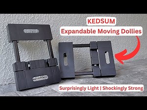 The Ultimate Furniture Dolly | KEDSUM Expandable 6-Wheel Heavy-Duty Mover (Up to 1600 lbs) |