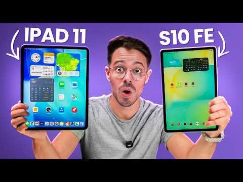 E AGORA? qual o MELHOR TABLET iPAD 11 vs TAB S10 FE em 2026