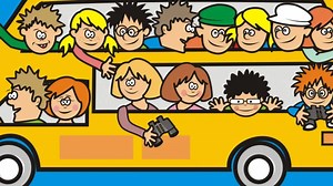 You have a high driving IQ if you can spot 10 differences between school buses