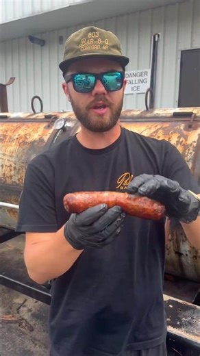 Pepperjack mango habanero!! #sausage #bbq #bestfood
