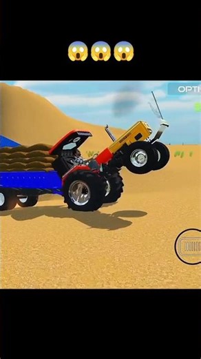 Unbelievable Tractor Trolley Stunt - 2025#youtubeshortverail