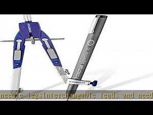 Staedtler Comfort 4 Pc Metal 6" Quick Setting Compass Set, 552 02