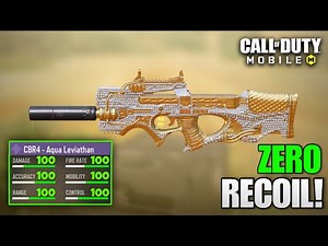 This "0 RECOIL" CBR4 Gunsmith Attachments! its BROKEN in COD Mobile Season 1 (Best Setup)